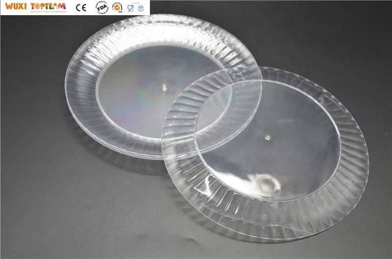 7.5&quot; Plastic Disposable Crystal Clear Dinner Plates