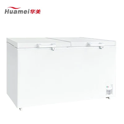 Restaurant and Convenience Store Use Top Open Metal Door Commercial Refrigeration Seafood and Drinks Deep Chest Storage Locker 607L Bc/Bd-607