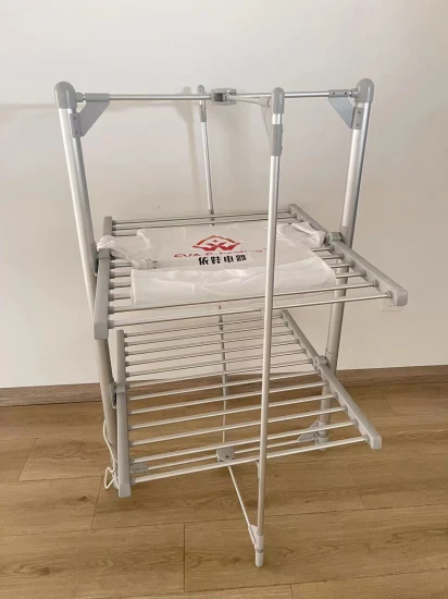 2 Tier Clothes Airer, Folding Laundry Drying Rack, Dry and Portable
